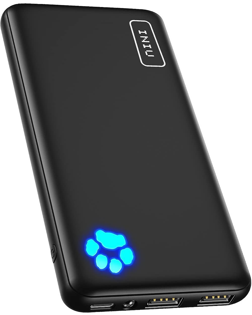 INIU Power Bank, USB C in&Out Slimmest 10000mAh Portable Charger, Triple 3A High-Speed Charge External Battery Pack, Flashlight Phone Charger for iPhone 16 15 14 13 12 Samsung...