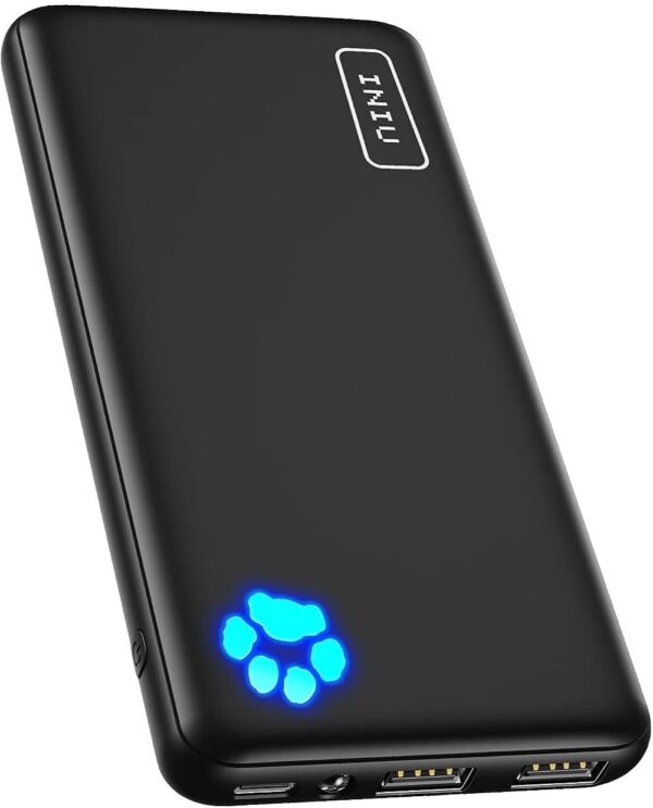 INIU Power Bank, USB C in&Out Slimmest 10000mAh Portable Charger, Triple 3A High-Speed Charge External Battery Pack, Flashlight Phone Charger for iPhone 16 15 14 13 12 Samsung... INIU Power Bank, USB C in&Out Slimmest 10000mAh Portable Charger, Triple 3A High-Speed Charge External Battery Pack, Flashlight Phone Charger for iPhone 16 15 14 13 12 Samsung...