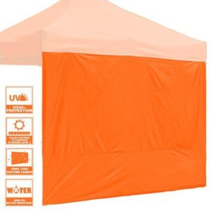 InstaHibit 1 Pack Side Wall for 10x10 Ft EZ Pop Up Canopy Tent UV50+ Garden Sun
