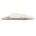 InstaHibit 10x20Ft Replacement Pop up Canopy Top Sunshade Cover Outdoor Patio