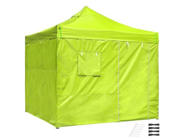 InstaHibit 9.6x9.6Ft Pop up Canopy Top Replacement 4 Sidewalls UV50+ Outdoor