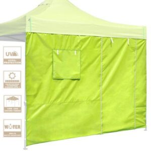 InstaHibit Sidewall Window Door UV50+ Fit 10x10Ft Pop up Tent 1 Piece Camping