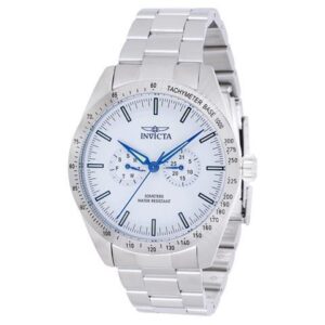Invicta Specialty Stainless Steel White Dial Quartz 45975 Men's Watch