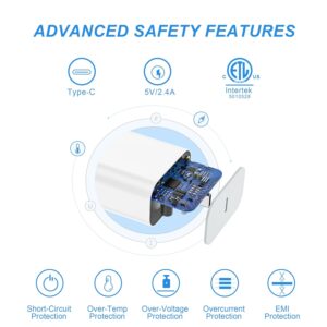 iPhone Charger Fast Charging【Apple MFi Certified】 3Pack USB-C Wall Charger Block with 6FT USB C to Lightning Cables for iPhone 14/14 Pro/14Pro Max/13/13 Pro/12/12 Pro/12 Pro...