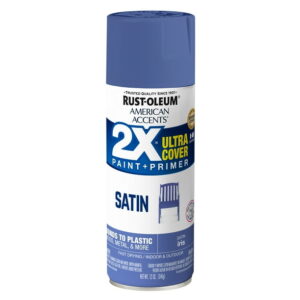 Iris, Rust-Oleum American Accents 2X Ultra Cover Satin Spray Paint-383197, 12 oz