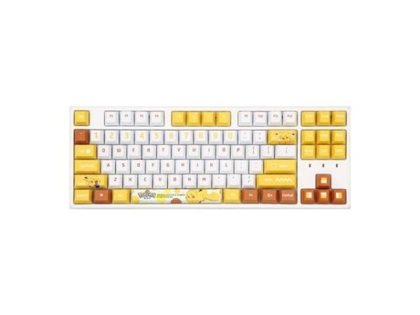 IROK FE87 pokemon Pikachu version, PBT keycap, no light,87 keys Type-C wired Mechanical keyboard,yellow / white,Red Mechanical switch IROK FE87 pokemon Pikachu version, PBT keycap, no light,87 keys Type-C wired Mechanical keyboard,yellow / white,Red Mechanical switch