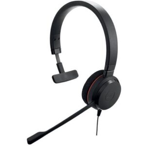 Jabra Evolve 20 4993-823-189 Single Ear Headset - Mono - Optimized for Microsoft Teams