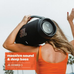 JBL Boombox 3 - Portable speaker - Pump up the party with massive JBL Original Pro Sound - Black