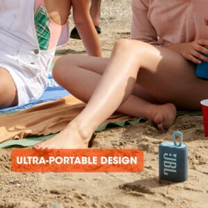 JBL Go 3 - Portable Waterproof Speaker - Bold style and big sound wherever you go - Black
