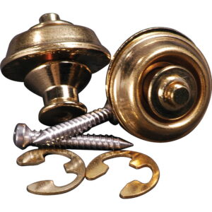 Jim Dunlop Brass Finish Dual Straplock