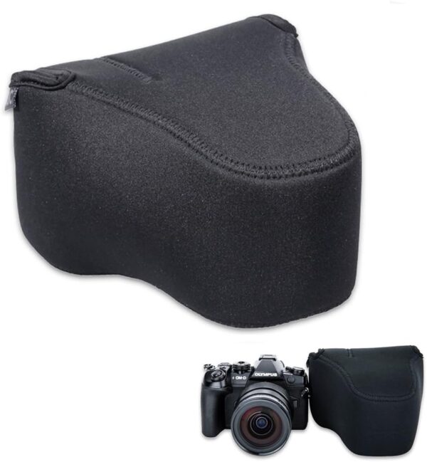 JJC Lightweight Neoprene Camera Pouch Case for Canon EOS R8 R10 Rebel T7 T6 T6i Nikon Z50 Z6 Z7 D3300 D3400 D5300 Sony FX30 FX3 A1 A7R IV A7 III A7S III Fujifilm X-T5 X-T4... JJC Lightweight Neoprene Camera Pouch Case for Canon EOS R8 R10 Rebel T7 T6 T6i Nikon Z50 Z6 Z7 D3300 D3400 D5300 Sony FX30 FX3 A1 A7R IV A7 III A7S III Fujifilm X-T5 X-T4...