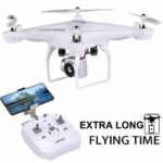 JJRC RC Quadcopter FPV RC Drone with 720P HD Camera Live Video WIFI FPV Quadcopter with Headless Mode Altitude Hold Night Light Mode Batteries