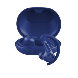JLab JBuds Sport ANC 4 True Wireless Earbuds, Cobalt, Hybrid ANC, Touch Controls, Multipoint, App Customization