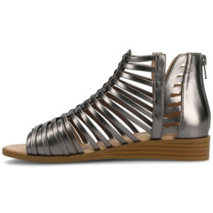 Journee Women's Delilah Tru Comfort Gladiator Wedge Sandals, Wide Width Available
