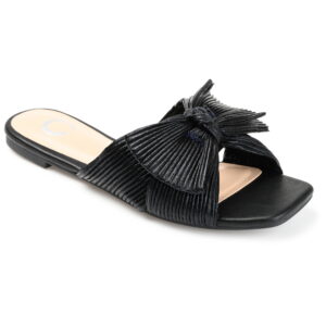 Journee Women's Serlina Tru Comfort Bow Slide Sandals, Wide Width Available
