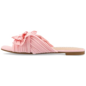 Journee Women's Serlina Tru Comfort Bow Slide Sandals, Wide Width Available