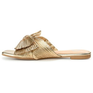 Journee Women's Serlina Tru Comfort Bow Slide Sandals, Wide Width Available