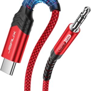 JSAUX USB C to 3.5mm Audio Aux Jack Cable Compatible with iPhone 16 [3.3ft], USB Type C to 3.5mm Headphone Stereo Cord Car for iPhone 16 Pro Max/Plus/16e/15 Series, Galaxy S25...