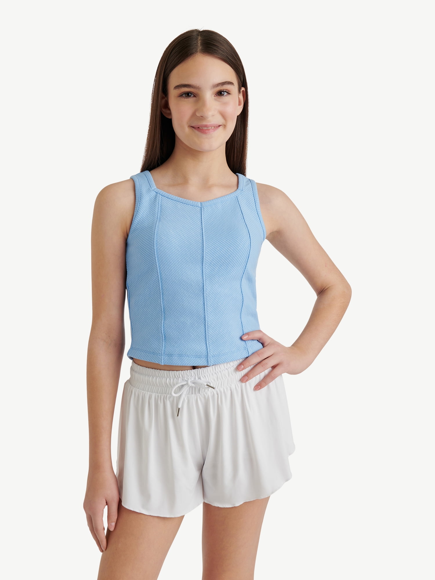 JSport Girls Baselayer Rib Tank, Sizes XS - XLP