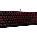 K582 SURARA RGB LED Backlit Mechanical Gaming Keyboard with 104 Keys-Linear and Quiet-Red Switches