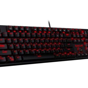 K582 SURARA RGB LED Backlit Mechanical Gaming Keyboard with 104 Keys-Linear and Quiet-Red Switches