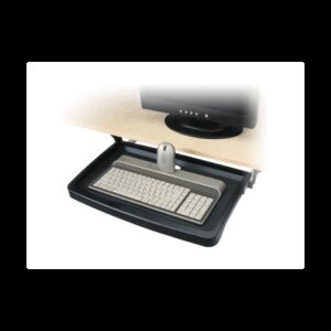 Kensington 60009 Standard Keyboard Drawer, 20w x 10-1/4d, Black