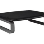 Kensington 60089 Monitor Stand Plus with SmartFit System for up to 24" screens, Black/Gray