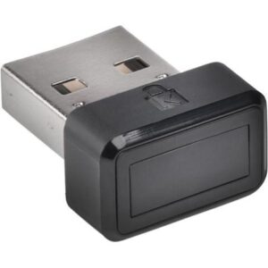 Kensington K67977WW VeriMark Fingerprint Key for Windows 10 Hello and FIDO U2F Certified, Black