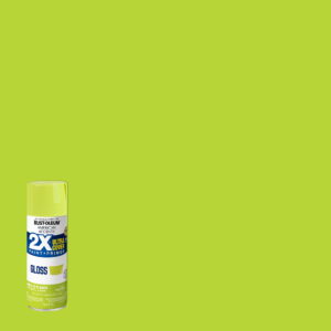 Key Lime, Rust-Oleum American Accents 2X Ultra Cover Gloss Spray Paint- 12 oz, 6 Pack