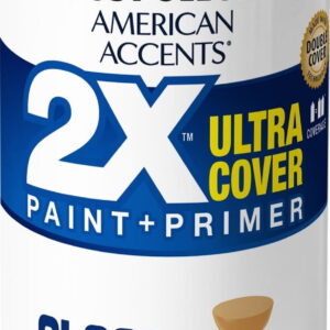 Khaki, Rust-Oleum American Accents 2X Ultra Cover Gloss Spray Paint- 12 oz