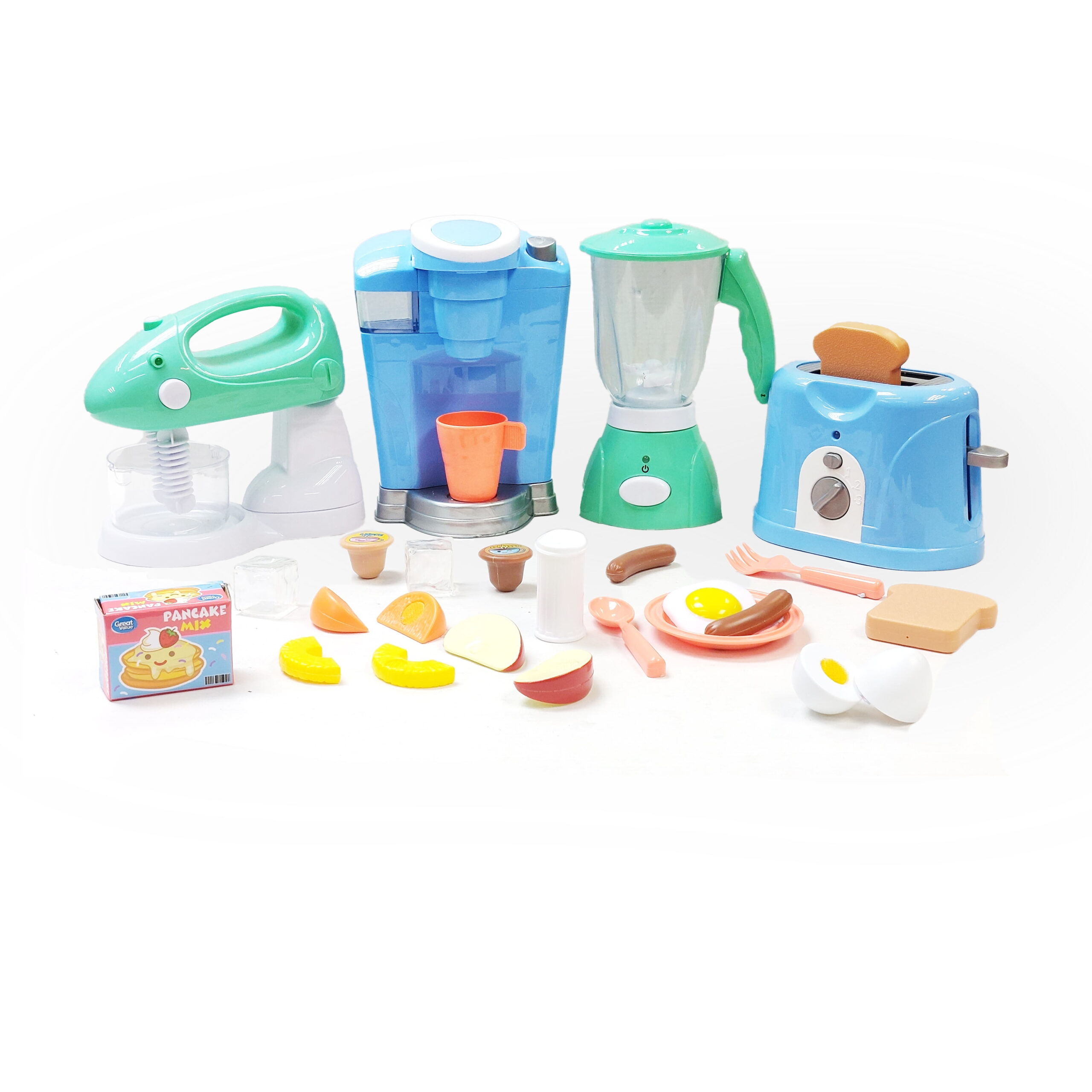 Kid Connection Electronic Kitchen Appliance Play Set, 26 Pieces, Toddler Toys