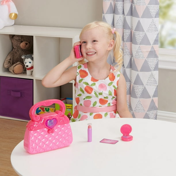 Kid Connection Light and Sound First Purse Play Set, Pink, 5 Pieces