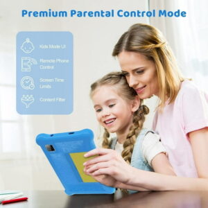 Kids Tablet 7 inch, Android 13 allwinner Go Quad Core, 5GB RAM + 32GB ROM, 128GB Expansion, HD Display, Wi-Fi, Children Tablet with Parent Control - Blue
