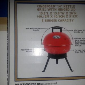 Kingsford 14" Kettle Charcoal Grill with Hinge
