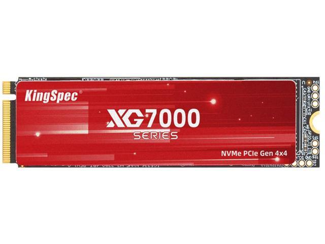 KingSpec XG 7000 4TB M.2 2280 PCIe 4.0x4 NVME 1.4 Speed up to 7400MB/s Write Speed Up to 6600MB/s Internal Solid State Drive for PS5 PC Desktop Laptop