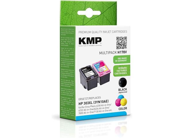 KMP Dyed H178V = HP 303XL SCHW+Farb