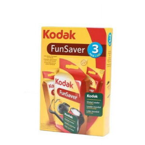 Kodak Fun Saver 35mm One-Time-Use Disposable Camera with Flash, 27 Exposures, 3-Pack