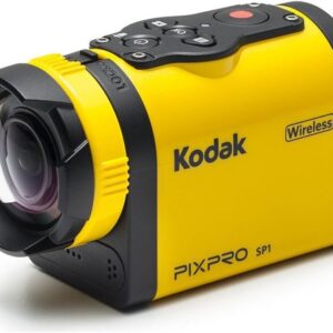 Kodak PIXPRO SP1 Action Cam with Explorer Pack 14 MP Water/Shock/Freeze/Dust Proof, Full HD 1080p Video, Digital Camera and 1.5" LCD Screen (Yellow)