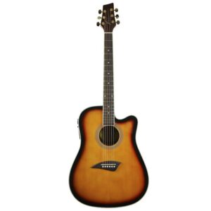 Kona Guitars 6 Strings Acoustic Guitar, Wood, 40"