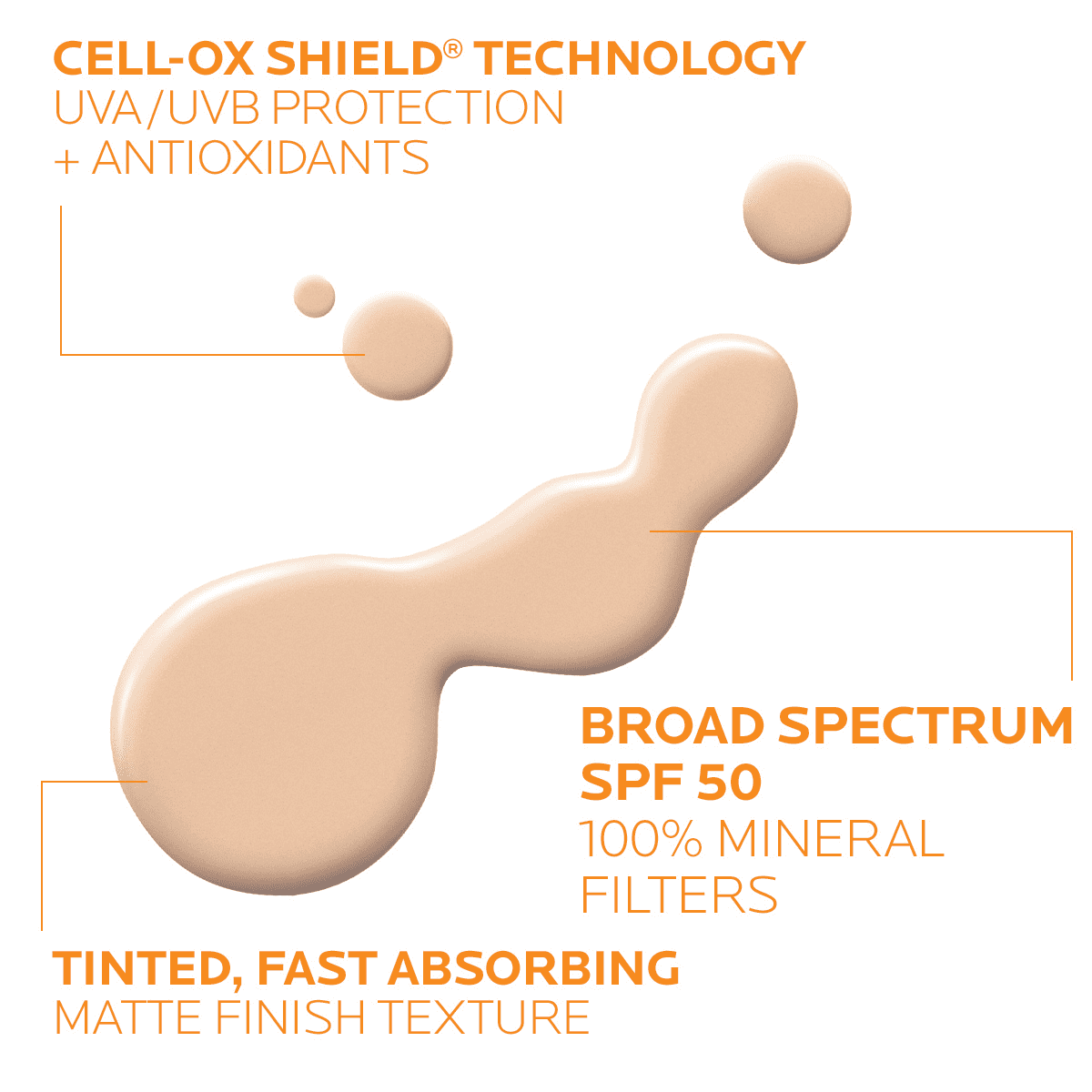 La Roche-Posay Anthelios Tinted Mineral Fluid Sunscreen for Face SPF 50, 1.7 fl oz