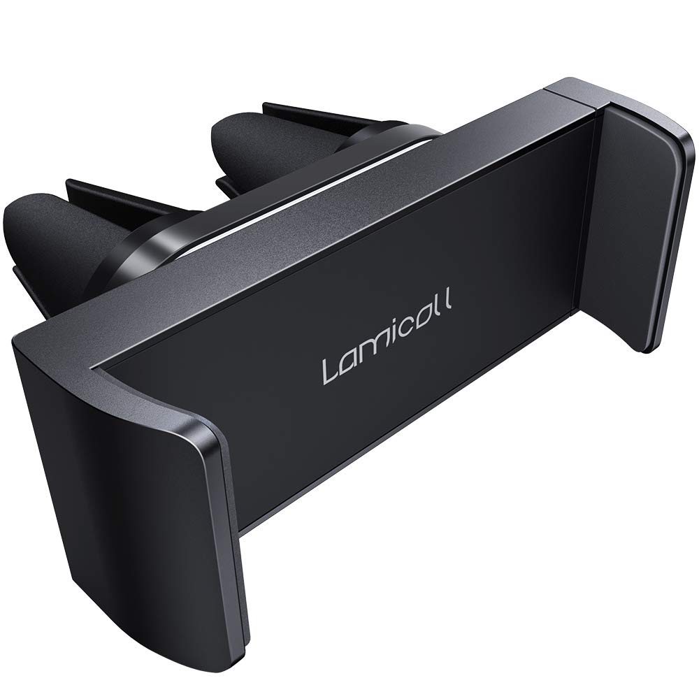 Lamicall Car Phone Holder, Air Vent Clip Mount - Universal Cell Phone Stand Holder Hand Free Cradle, for iPhone 16 15 14 13 12 Pro Max Mini XS XR Plus SE, All 4.7-6.5''...