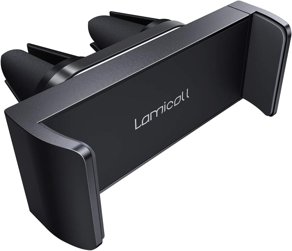 Lamicall Car Phone Holder, Air Vent Clip Mount - Universal Cell Phone Stand Holder Hand Free Cradle, for iPhone 16 15 14 13 12 Pro Max Mini XS XR Plus SE, All 4.7-6.5''...