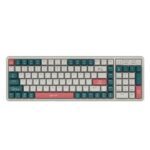 Langtu GK102 Squid Wireless Bluetooth 5.0/Wired USB/2.4G Gaming Keyboard,Gold Switches Mechanical Keyboard, ABS Keycaps,RGB Backlight Effects,Full