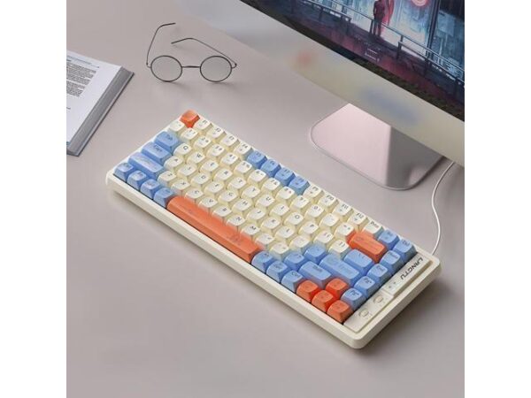 Langtu GK85 Seas Wireless Bluetooth 5.0/Wired USB/2.4G Gaming Keyboard,Gold Switches Mechanical Keyboard, ABS Keycaps,19 Rainbow LED Backlight Langtu GK85 Seas Wireless Bluetooth 5.0/Wired USB/2.4G Gaming Keyboard,Gold Switches Mechanical Keyboard, ABS Keycaps,19 Rainbow LED Backlight