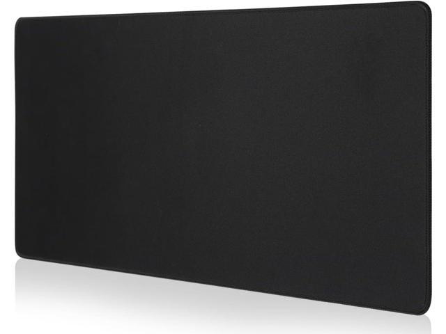 Large Extended Mouse Pad with Durable Stitched Edges, 31.50"x11.81"x0.12", Mouse Mat Desk Mat for Home and Office, Black Large Gaming Mousepad,