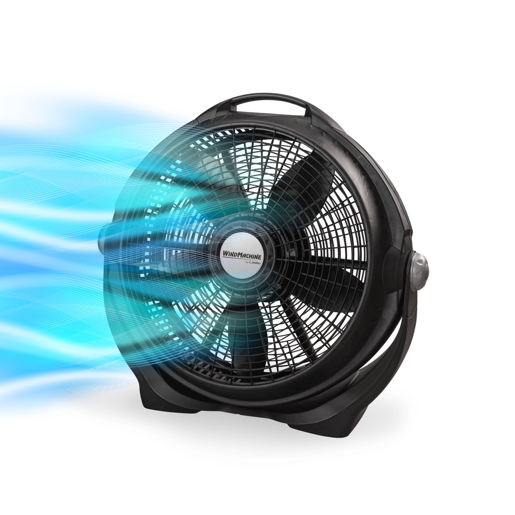 Lasko Wind Machine 20" 3-Speed Air Circulator Floor Fan, Black, A20302