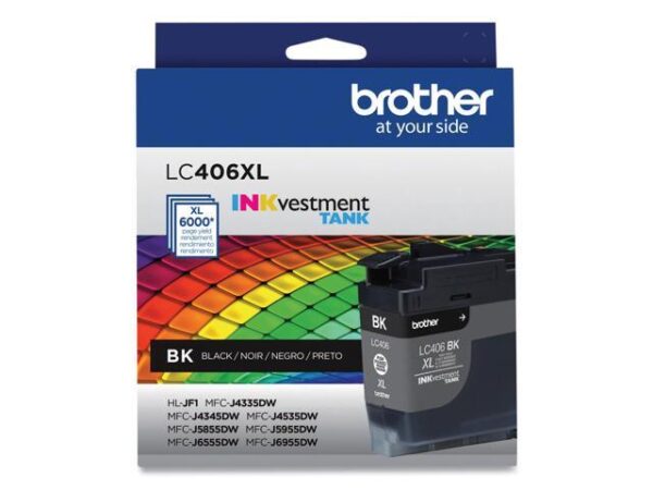 LC406XLBKS INKvestment High-Yield Ink 6.000 Page-Yield Black LC406XLBKS INKvestment High-Yield Ink 6.000 Page-Yield Black