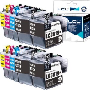 LCL Compatible for Brother LC3019 LC3017 XXL LC3019BK LC3019C LC3019M LC3019Y (10-Pack,4Black 2Cyan 2Magenta 2Yellow) Ink Cartridge for Brother
