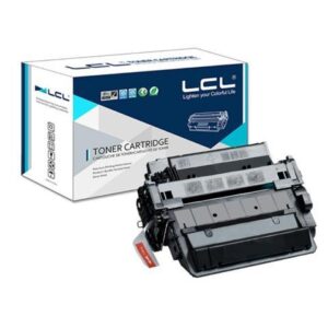 LCL Compatible HP 55A 55X CE255A CE255X 12500 Pages (1-Pack,Black)Toner Cartridge Compatible for HP Laserjet Enterprise P3015/P3015d/P3015dn/P3015x