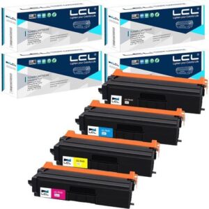 LCL Remanufactured for Brother TN-431 TN431 TN431BK TN431C TN431M TN431Y (4-Pack, Black Cyan Magenta Yellow) Toner Cartridge for Brother DCP-L8410CDW